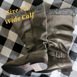 7.5 Wide Calf Tall Boot